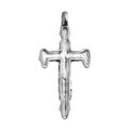 crucifix skull pendant surgical stainless steel